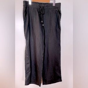 Tommy Bahama Linen Casual Wide Leg Drawstring Pant Size 4